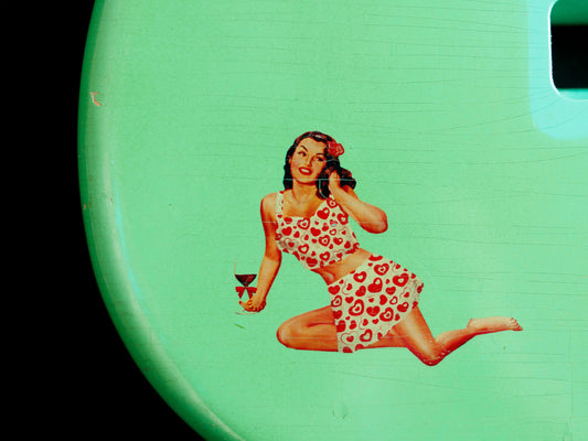Foam Green BlueBelle Body and scratchplate "Betty" GE001BB