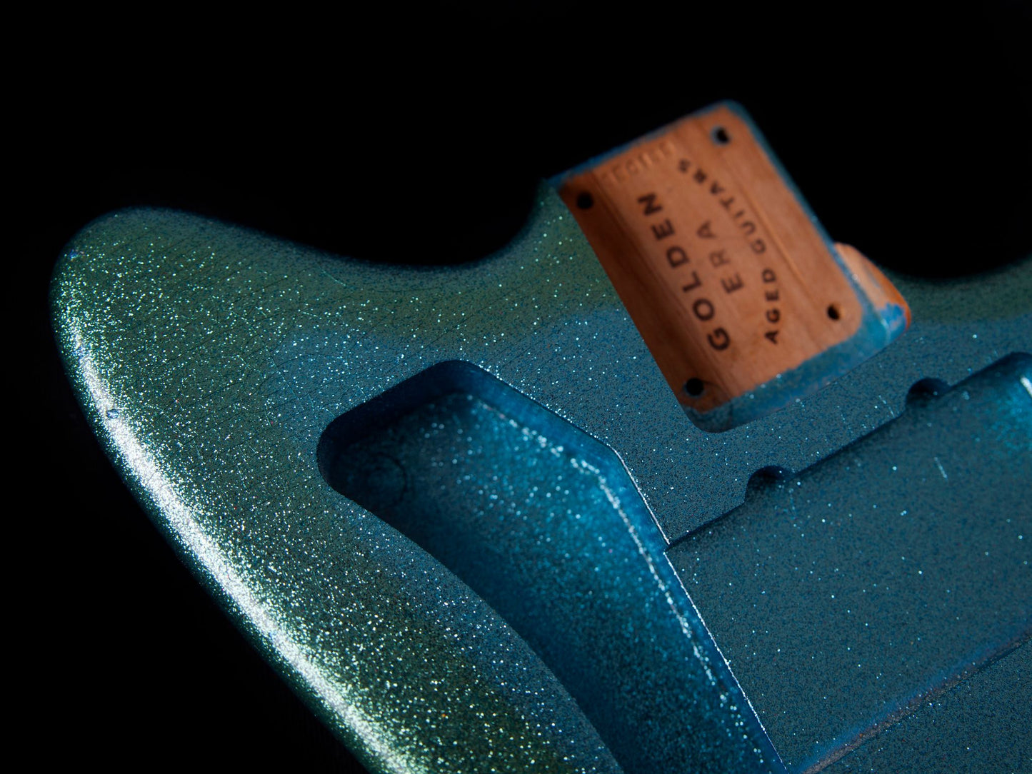 Aged Azure Blue JM Body & Allparts JM Neck GE0199