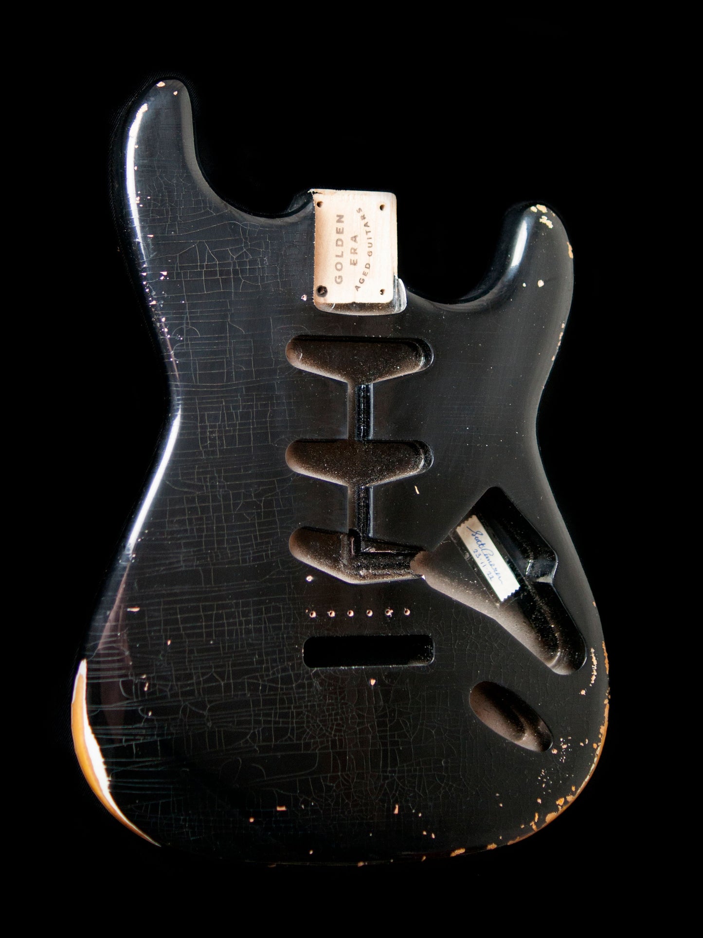 Black SC Body and Scratchplate GE0146