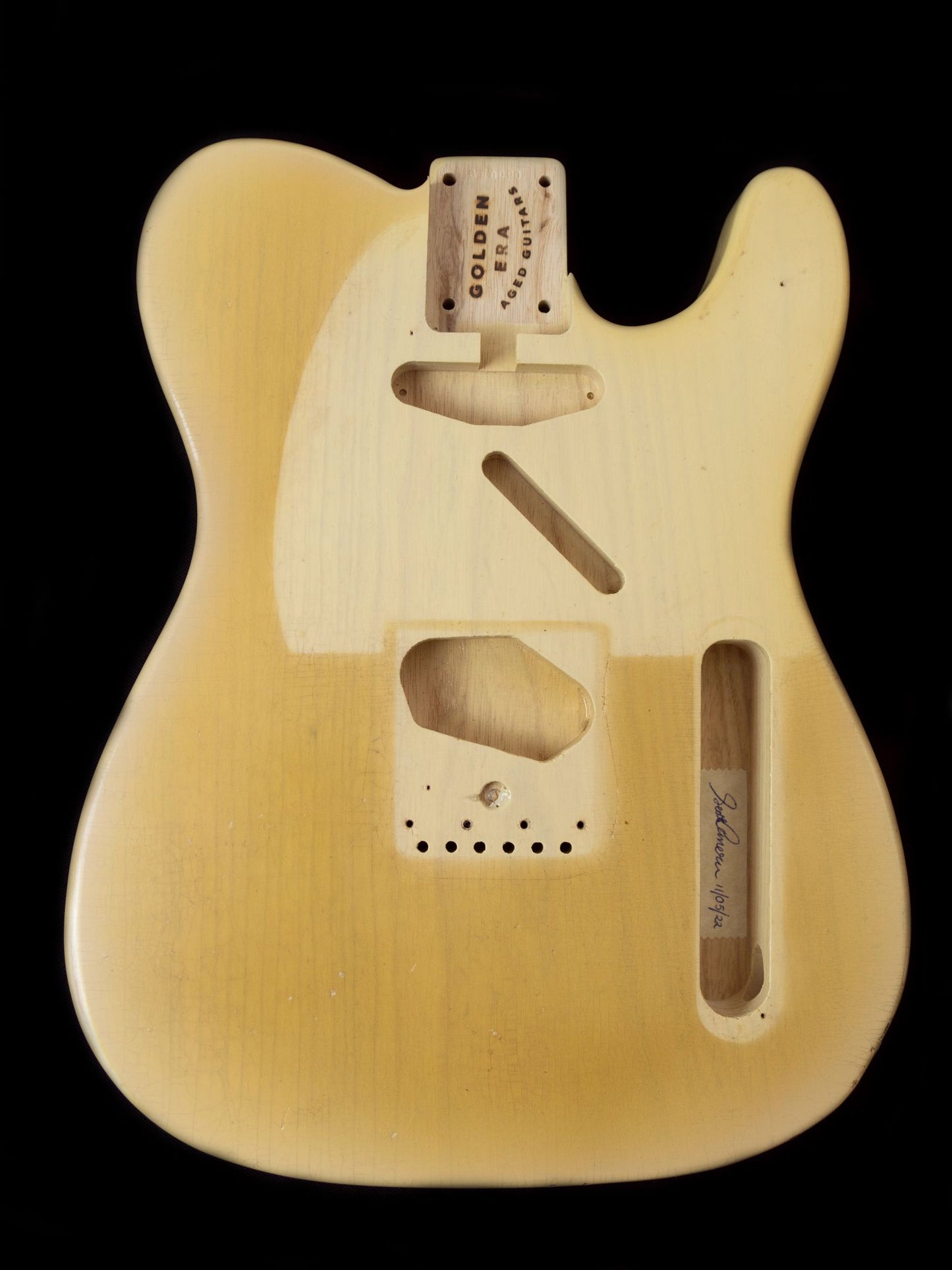 1 Piece Swamp Ash Blonde Burst TC Body GE0090